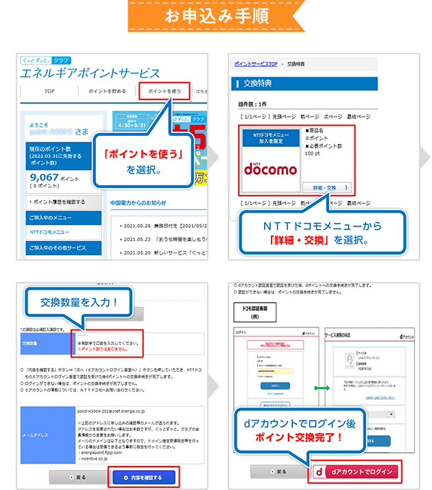 お申込み手順