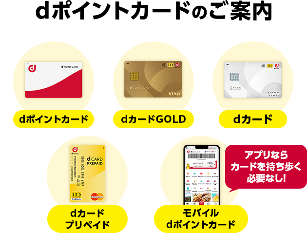 dポイントカードのご案内
