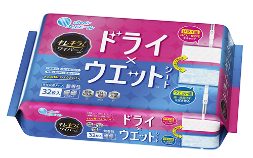 キレキラ！ ワイパードライ×ウェットシート16枚×２P