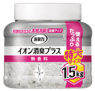 消臭力クリアビーズ イオン消臭プラス 特大 本体 無香料