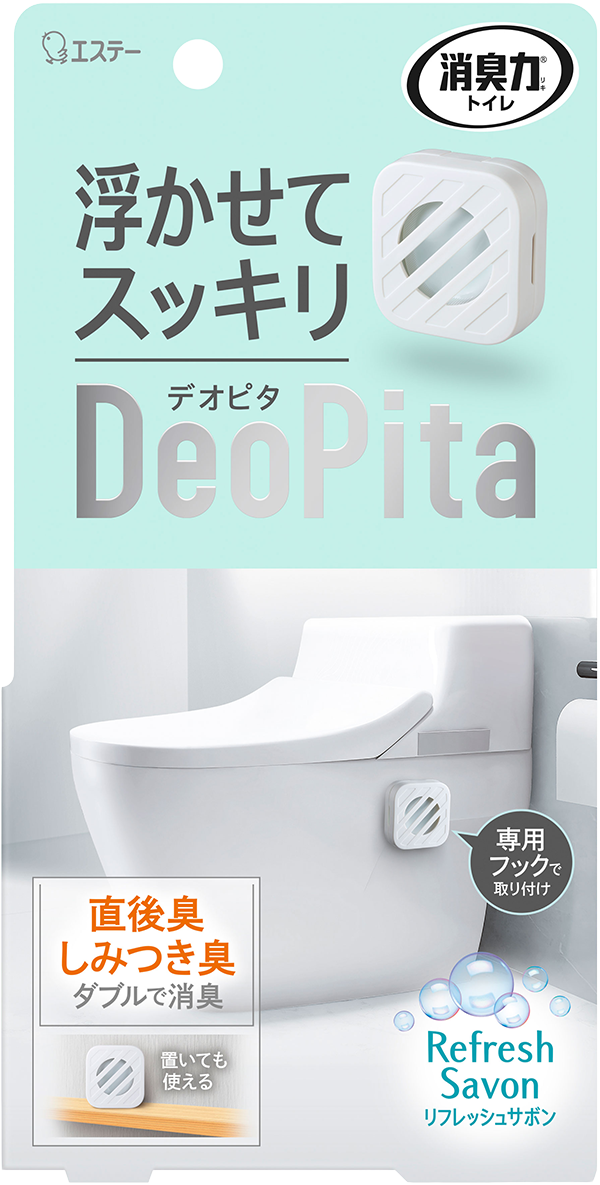 消臭力 DeoPita トイレ用 本体 リフレッシュサボン
