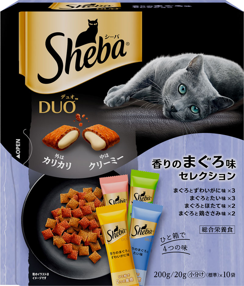 シーバ　デュオ　香りのまぐろ味セレクション　200g