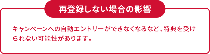 再登録しない場合の影響