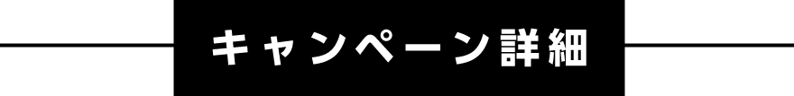 キャンペーン詳細