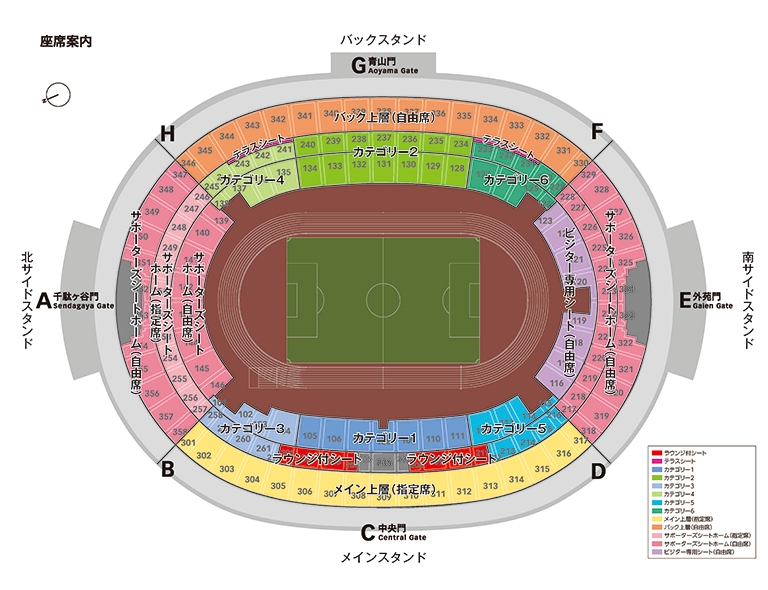 会場のスタンダードイメージ図