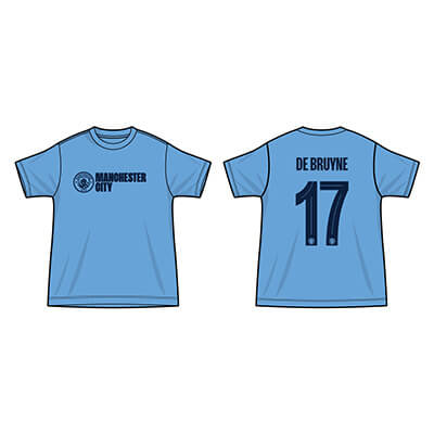 CITY IN TOKYO 2023  ユニフォーム型キーホルダー No.17 KEVIN DE BRUYNE 