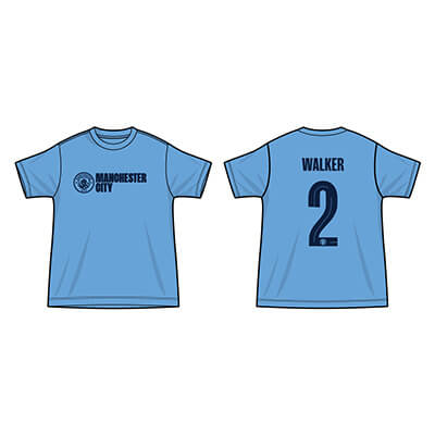 CITY IN TOKYO 2023  ユニフォーム型キーホルダー  No.2 KYLE WALKER
