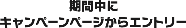 本キャンペーンページからエントリー