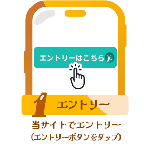 条件1：エントリー：当サイトでエントリー（エントリーボタンをタップ）