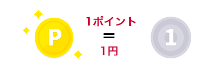 1ポイント=1円