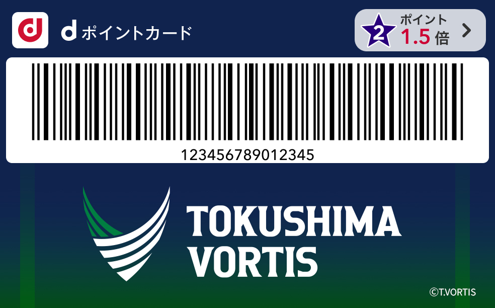 徳島ヴォルティスカード