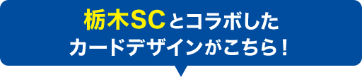 栃木SCとコラボしたカードデザインがこちら！