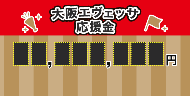 大阪エヴェッサ応援金